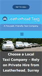 Mobile Screenshot of leatherheadtaxis.net